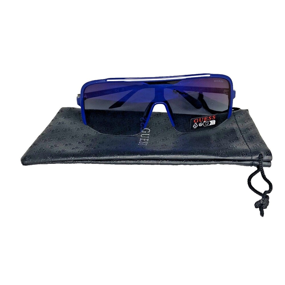 Guess Factory Smoke Mirror Shield Men's Sunglasses GO00054 90C 00